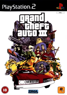 Grand Theft Auto III box cover front